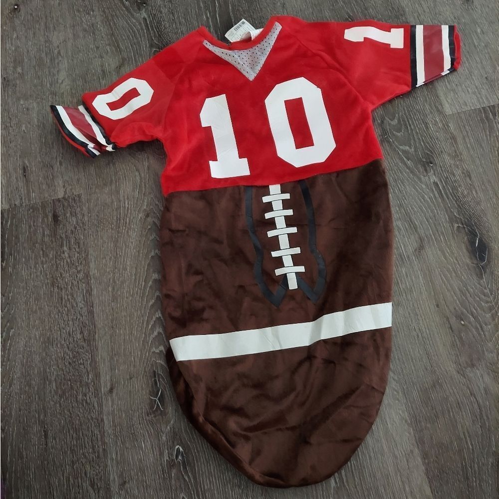 RUBIE'S FOOTBALL PLAYER BABY BUNTING HALLOWEEN COSTUME! Newborn - Picture 4 of 5